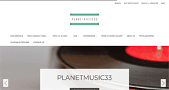 Desktop Screenshot of planetmusic33.com
