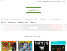 Tablet Screenshot of planetmusic33.com
